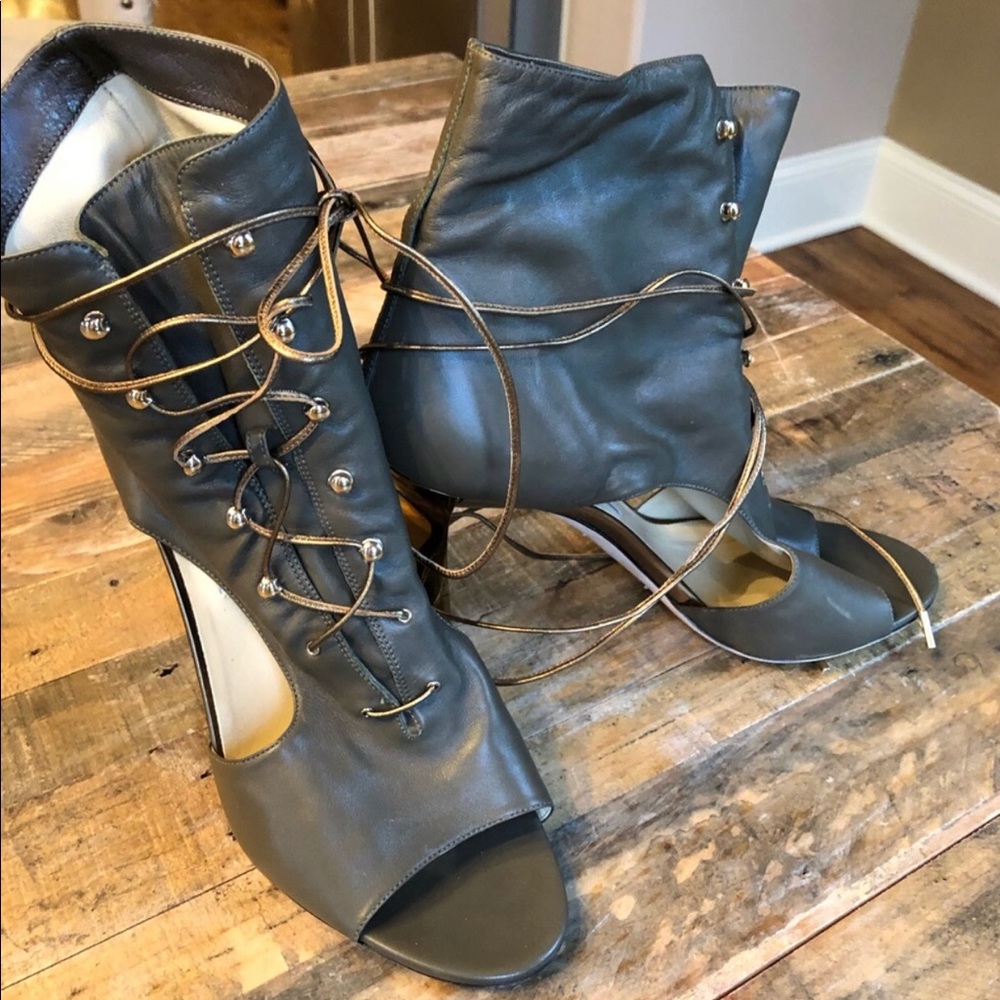 Authentic Jimmy Choo Open Toe Booties